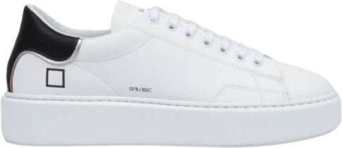 D.a.t.e. Witte en Zwarte Sfera Sneakers Wit Dames