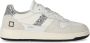 D.a.t.e. Witte Glitter Court 2.0 Sneaker White Dames - Thumbnail 1