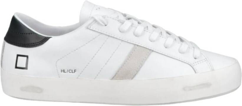 D.a.t.e. Witte Leren Lage Sneakers White Heren