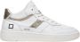 D.a.t.e. Witte leren mid-top sneakers White Dames - Thumbnail 1