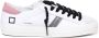 D.a.t.e. Witte Leren Sneakers met Gebarsten Details White Dames - Thumbnail 1