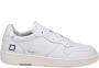 D.a.t.e. Witte Leren Sneakers met Geperforeerde Neus White Heren - Thumbnail 1