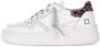 D.a.t.e. Witte leren sneakers met zijlogo White Heren - Thumbnail 1