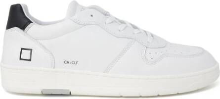 D.a.t.e. Witte Leren Sportieve Heren Sneakers White Heren