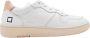 D.a.t.e. Witte Roze Court Sneakers White Dames - Thumbnail 1