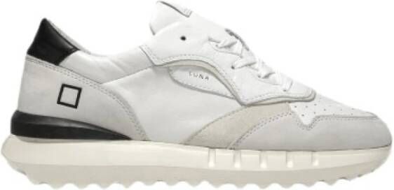 D.a.t.e. Witte Running Sneaker Luna White Heren