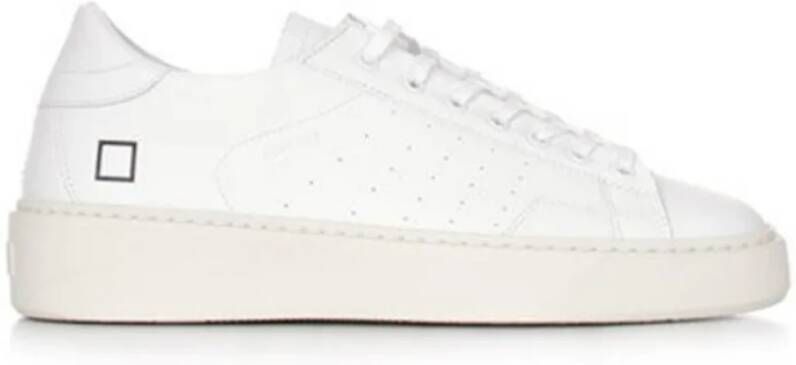 D.a.t.e. Witte Sneakers Levante Calf White Heren