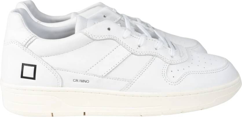 D.a.t.e. Witte Sneakers met Leren Hak White Heren