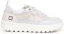 D.a.t.e. Witte Sneakers Ronde Neus Vetersluiting Multicolor Dames - Thumbnail 1