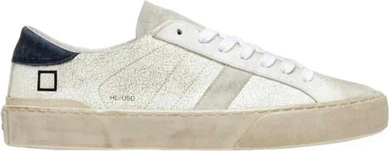 D.a.t.e. Witte Sneakers White Heren