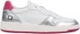 D.a.t.e. Zilveren en Witte Court Sneakers White Dames - Thumbnail 1