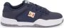 DC Shoes Blauwe Leren Sneakers Central Model Blue Heren - Thumbnail 1