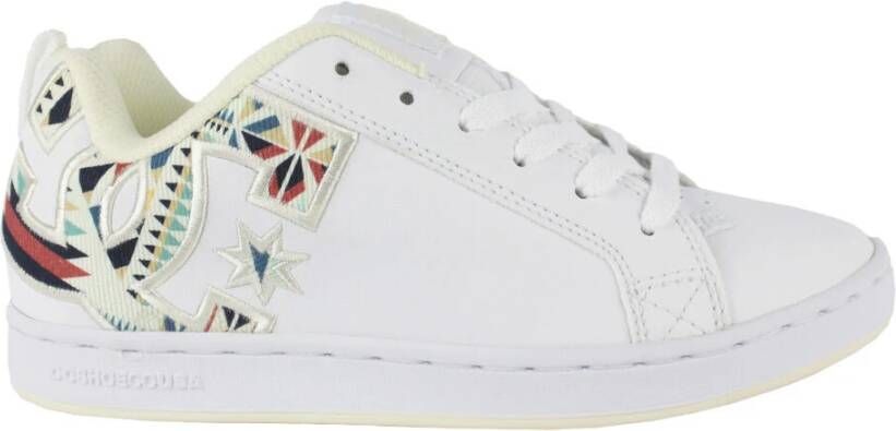 DC Shoes Trendy Mode Sneakers voor Vrouwen White Dames