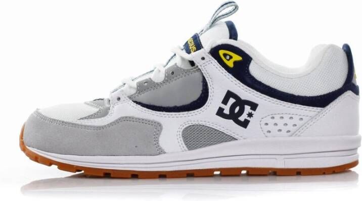 DC Shoes Wit Grijs Geel Lage Schoenen Multicolor Heren