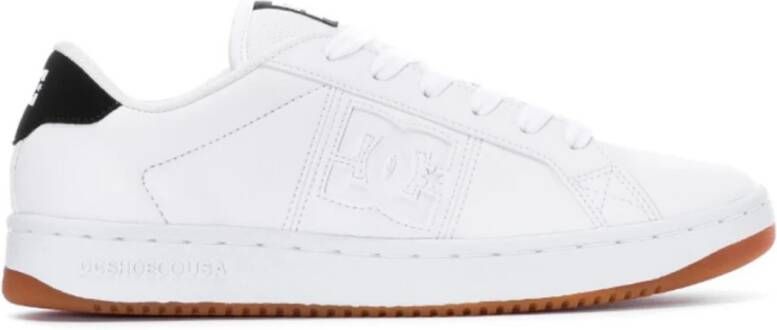 DC Shoes Witte Leren Striker Sneakers White Heren