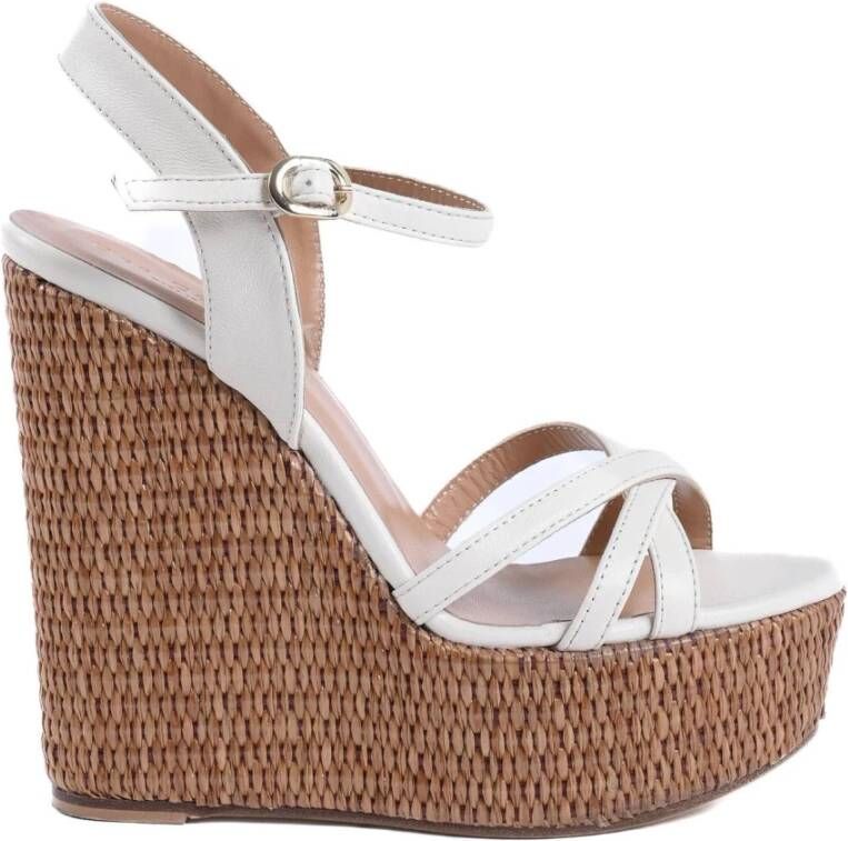 Dee Ocleppo Bandplateausandalen Beige Dames