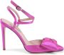 Dee Ocleppo Chique Satijnen Enkelband Stiletto Pump Pink Dames - Thumbnail 1