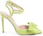 Dee Ocleppo Chique Satijnen Enkelband Stiletto's Green Dames - Thumbnail 1