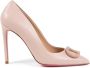 Dee Ocleppo Elegante Leren Stiletto Pump Beige Dames - Thumbnail 1