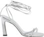 Dee Ocleppo Enkel Lace-Up High-Heel Sandaal Gray Dames - Thumbnail 1