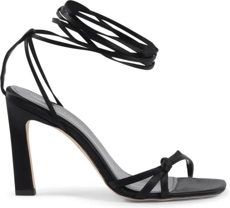 Dee Ocleppo Enkel Lace-Up High Heel Sandal Black Dames