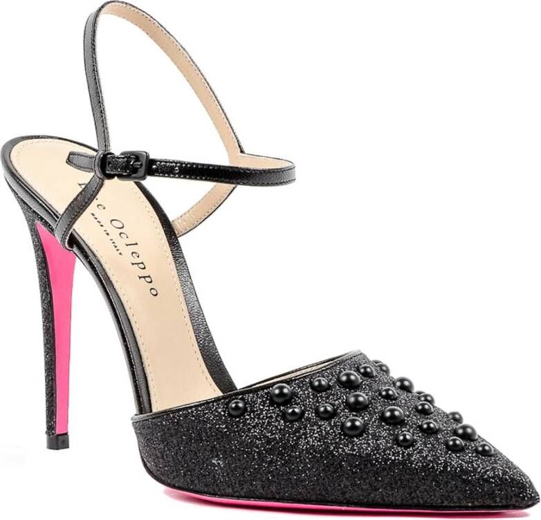 Dee Ocleppo Glitter Enkelband Pomp Black Dames