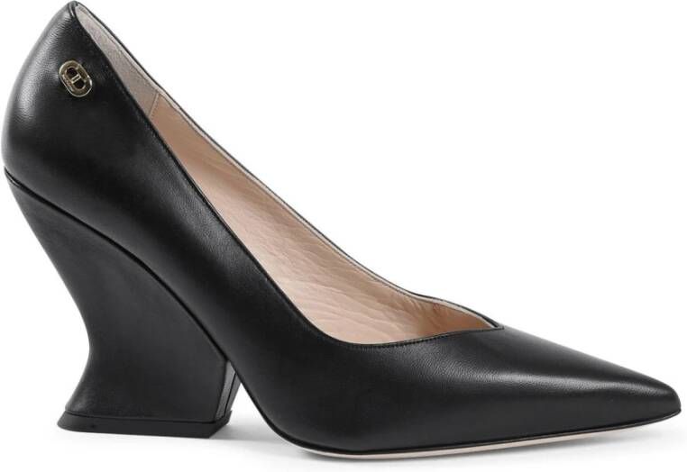 Dee Ocleppo Golfvormige puntige pumps Black Dames