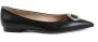 Dee Ocleppo Italiaans Leren Ballerina Flat Black Dames - Thumbnail 2