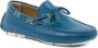 Dee Ocleppo Italiaanse handgestikte leren loafers Blue Heren - Thumbnail 2