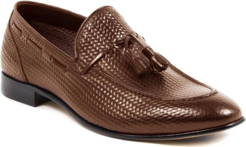 Dee Ocleppo Klassieke Leren Loafers Brown Heren