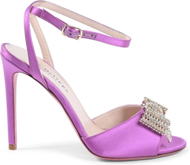 Dee Ocleppo Kristal Strik Sandaal Purple Dames