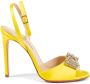 Dee Ocleppo Kristalboog Satijnen Hakken Geel Yellow Dames - Thumbnail 1