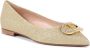 Dee Ocleppo Leren Ballerina Schoen Beige Dames - Thumbnail 2