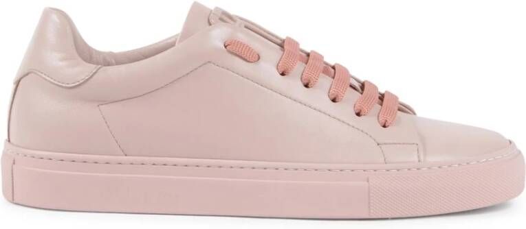 Dee Ocleppo Lichtroze Leren Sneakers Pink Dames