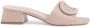 Dee Ocleppo Logo Leren Muiltjes Sandalen Pink Dames - Thumbnail 1