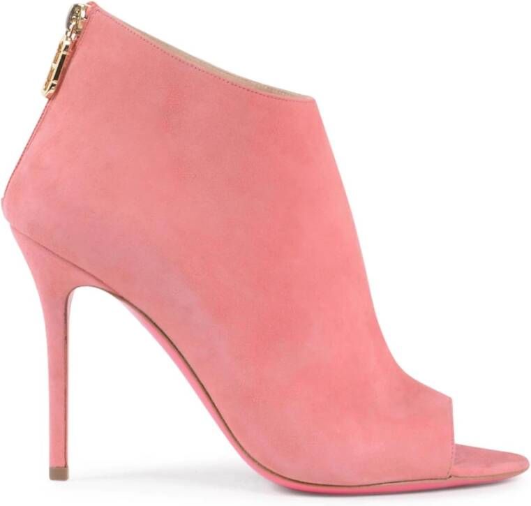 Dee Ocleppo Peep Toe Stiletto Bootie Pink Dames