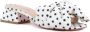 Dee Ocleppo Polka Dot Bow Mule Sandalen White Dames - Thumbnail 1