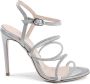 Dee Ocleppo Rhinestone Wrap Sandal voor VIP-evenementen Gray Dames - Thumbnail 1