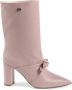 Dee Ocleppo Stijlvolle Bow Short Boot met Gouden Detail Pink Dames - Thumbnail 1