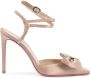 Dee Ocleppo Stijlvolle Satijnen Enkelband Stiletto's Pink Dames - Thumbnail 1