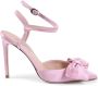 Dee Ocleppo Stijlvolle Satijnen Enkelband Stiletto's Pink Dames - Thumbnail 1