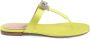 Dee Ocleppo Swarovski Strik Satijnen Sandalen Yellow Dames - Thumbnail 1