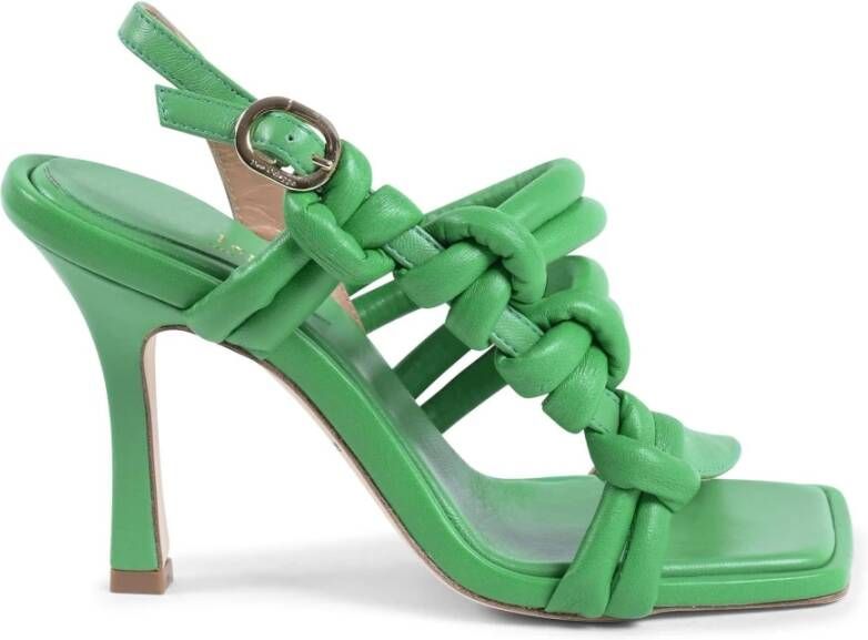 Dee Ocleppo Twisted Tubular Sandalen Green Dames