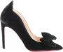 Dee Ocleppo Velvet Bow Pump Black Dames - Thumbnail 1