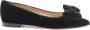 Dee Ocleppo Velvet Strik Ballerina Flats Black Dames - Thumbnail 2