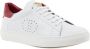 Dee Ocleppo Witte Leren Sneaker met Rode Detail White Dames - Thumbnail 2