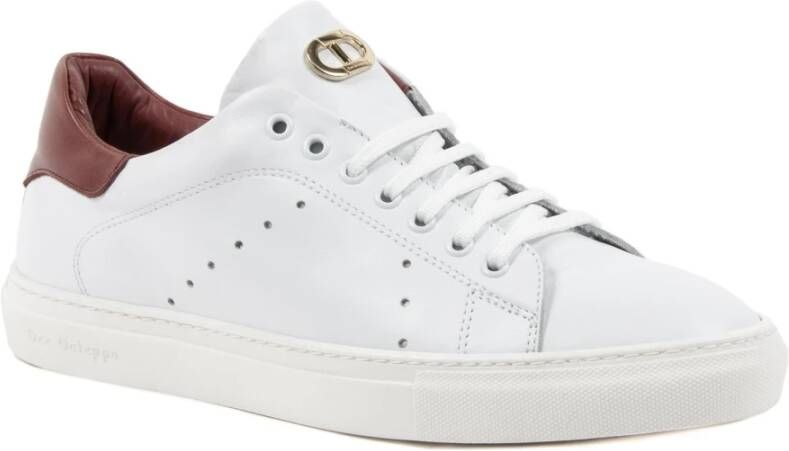 Dee Ocleppo Zachte Leren Logo Sneaker White Heren