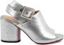 Dee Ocleppo Zilveren Strappy High Heel Sandalen Gray Dames - Thumbnail 1