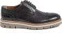 Dee Ocleppo Zwarte Leren Brogue Oxford Schoenen Brown Heren - Thumbnail 1