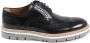 Dee Ocleppo Zwarte Leren Brogue Schoenen Black Heren - Thumbnail 1